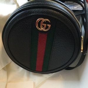 Gucci Leather Ophidia Round